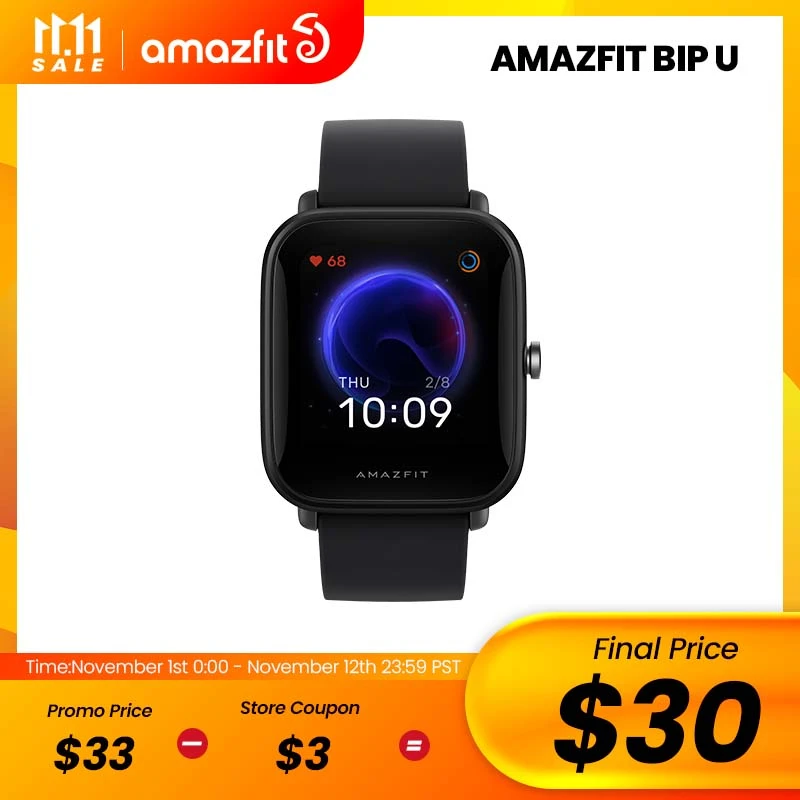 Smartwatch Amazfit Bip U z Polski za $26.27 / ~125zł
