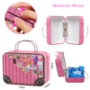 Doll Accessories Clothes Jewelry Luggage Suitcase Dollar Mini Plastic Toiletries Computer for 11.5 inch Barbiees BJD Glasses Toy 5