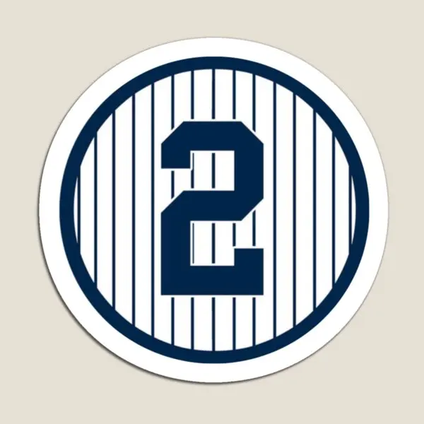 

Number 2 Derek Jeter Magnet Holder Colorful Magnetic Stickers Kids Home Baby for Fridge Organizer Cute Funny Decor Refrigerator