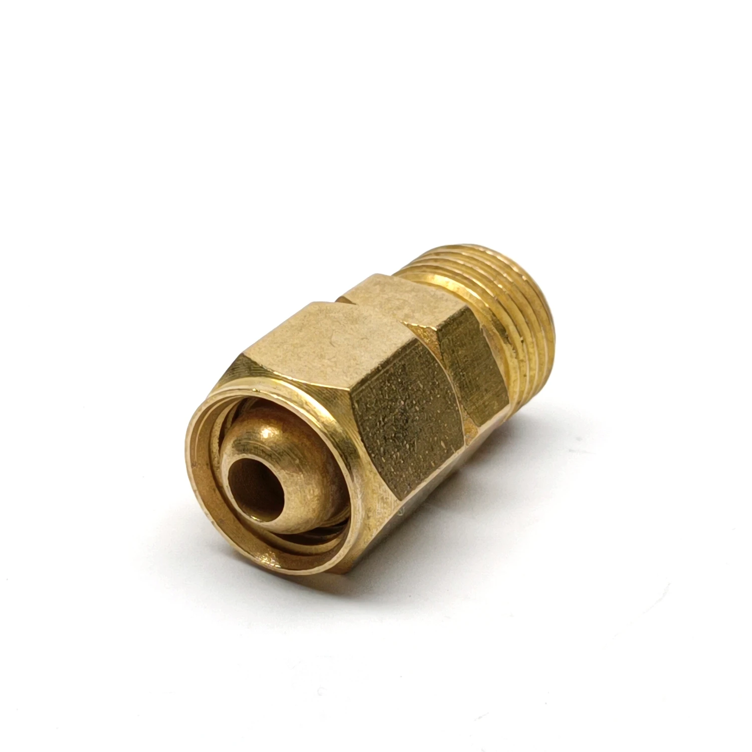 M16 To M14 M16x1.5mm M14x1.5mm Gas Water Quick Fitting Hose Connector Adapter Brass Nut TIG Plasma Welding Welder Torch Part