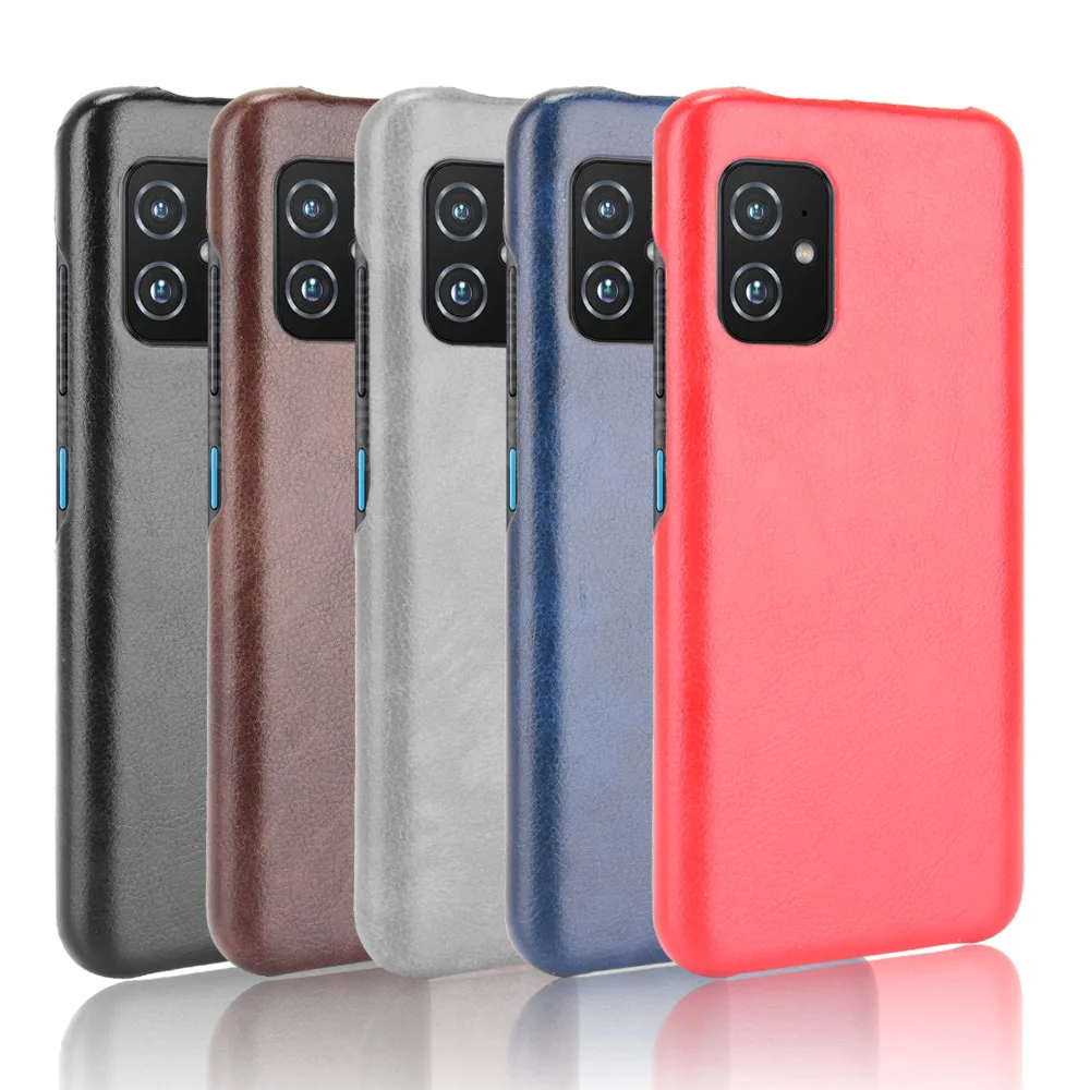 For Asus Zenfone 8 Zenfone8 ZS590KS Case PU Leather Skin