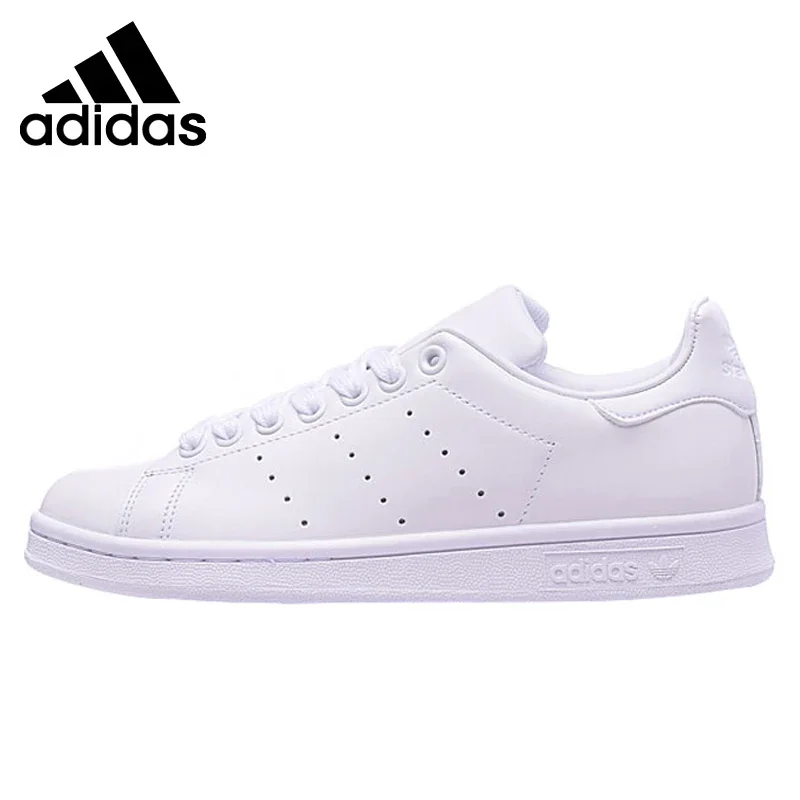 Adidas-Chaussures De Skate Stan Smith Pour Hommes Et Femmes, Cestini Classiques Blanches, S75104