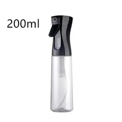 Ultra-Fine Atomized High-Pressure Continuous Spray Bottle, 300ml Capacity (200ml black)
