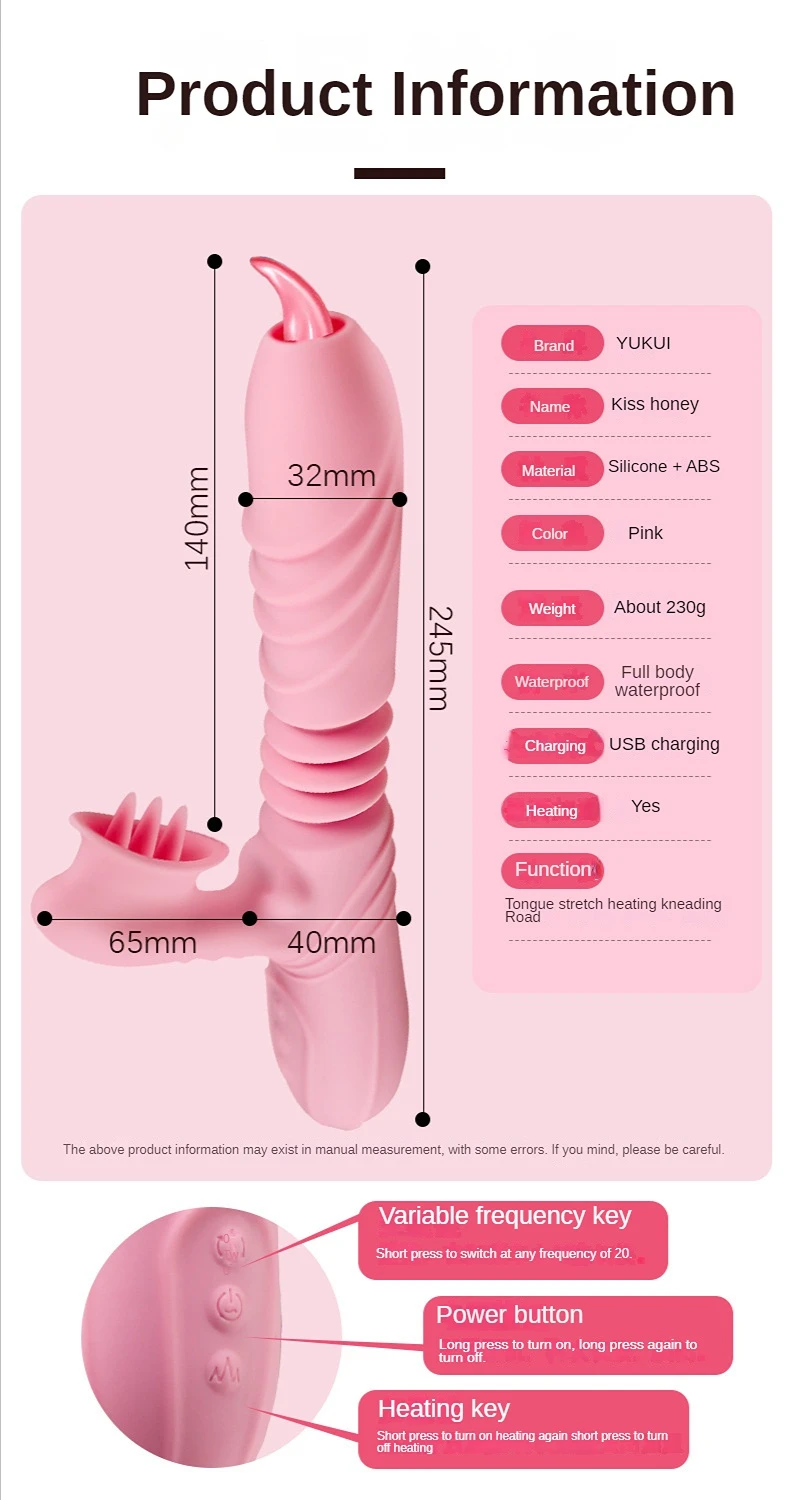 G-spot Vibrator With Tongue Simulation And Variable Frequencies_voghion.com