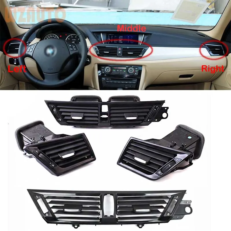 

Side Air Vent Dashboard Air Condition Outlet Vent Center/ Left/Right Ventilator Grille For BMW X1 2010 2012 13 14 15 16 17