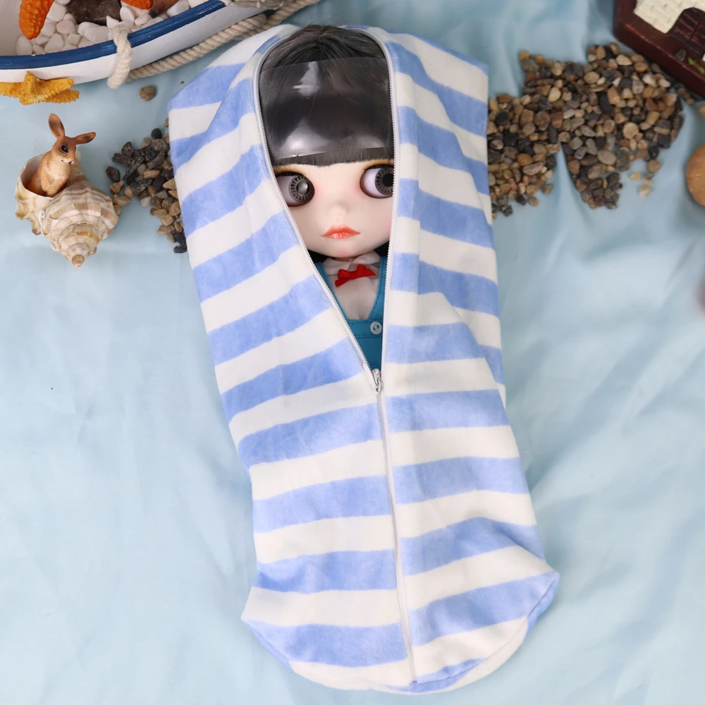 Blythe Doll Striped Travel Carrier Case 2