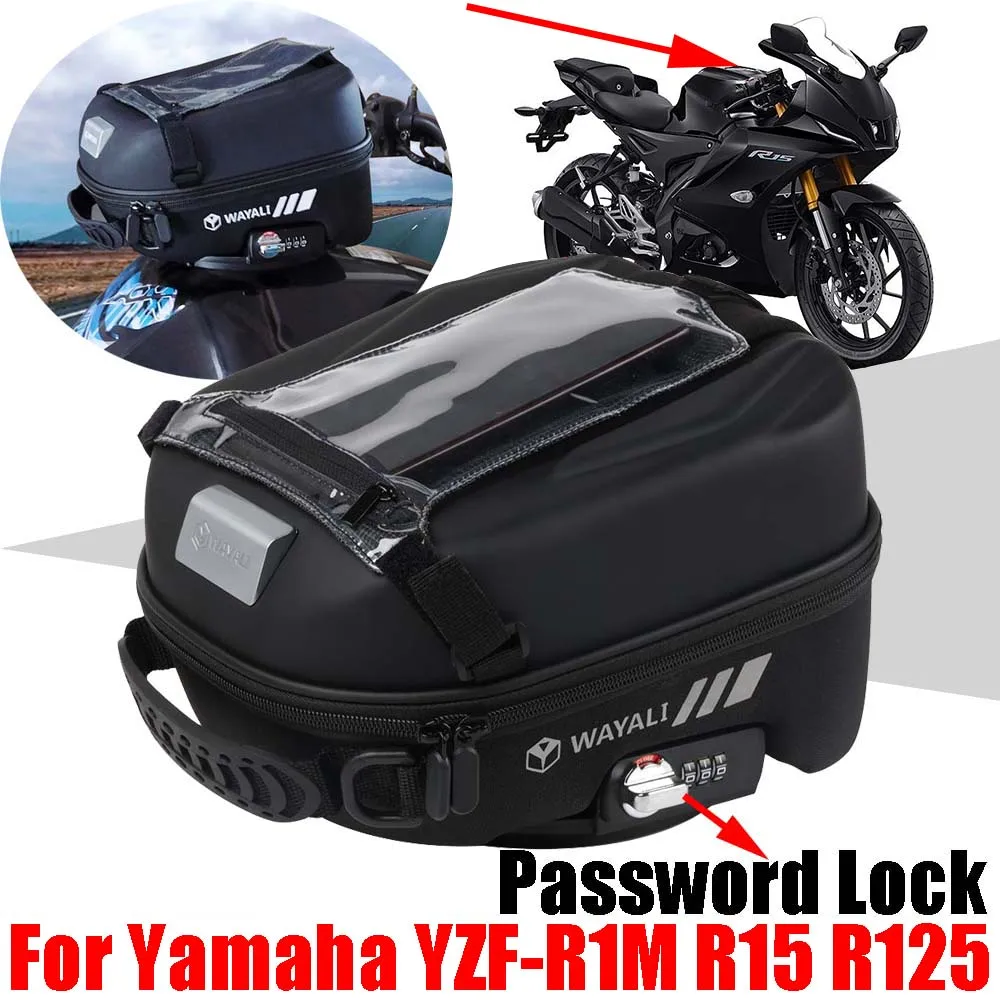 MotorcycleStorageBagsparaYamahaTanklockBackpackGPSNavigation
