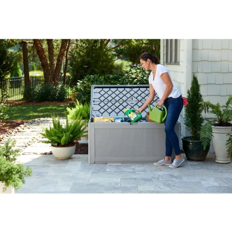 Extra Large Resin Outdoor Storage Deck Box (134 Gal) 2