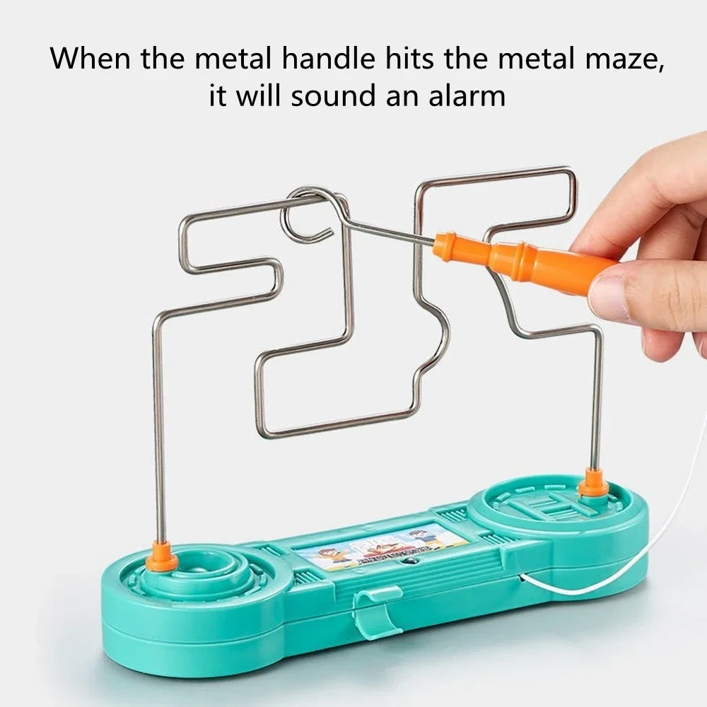 Kids Collision Electric Shock Toy Education Electric Touch Maze Game Party Funny Game Science Experiment Toys for Children Gift - 3