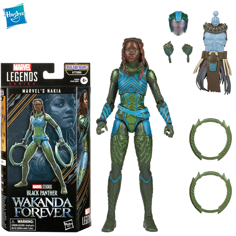 

[In-Stock] Hasbro Marvel Legends Series Nakia 6-Inch-Scale Original Anime Action Figure Collectible Model Gift Toys F3676