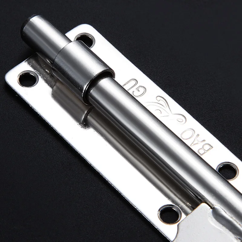 Door Latch Stainless Steel Slide Lock 4 Size Optional