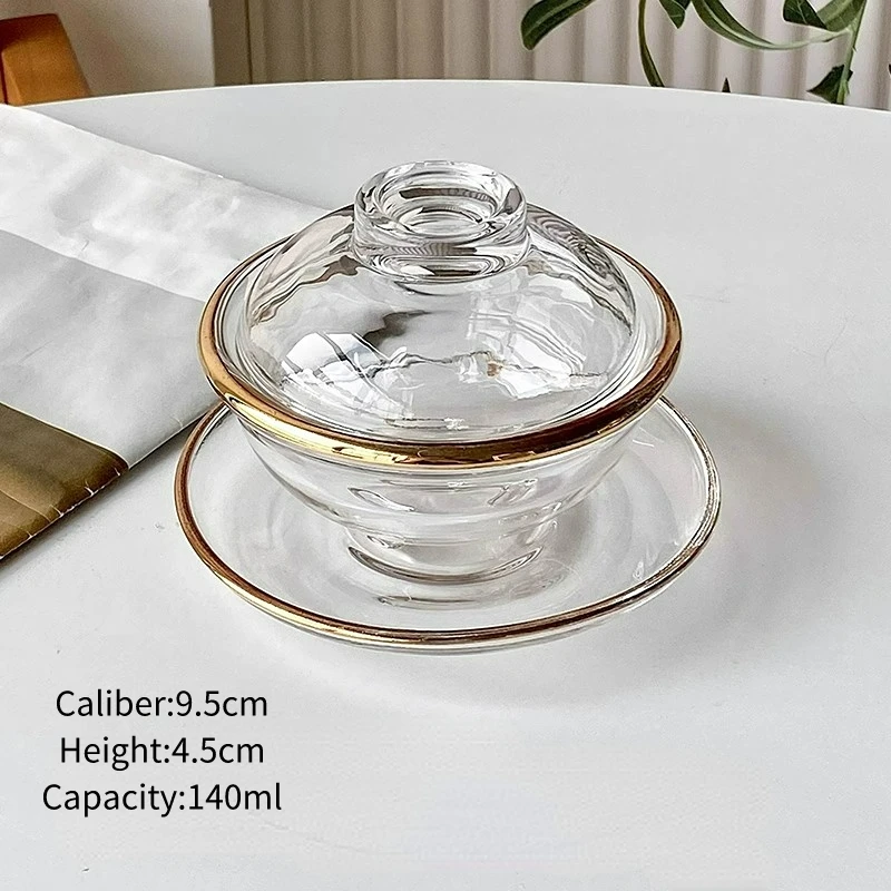 Coppa Della Colazione Ciotola Per Cereali In Vetro Microwavable Con Coperchio Vetro, Tazza Colazione Grande Per Microonde, 450ml/15.2oz,Blue - 6