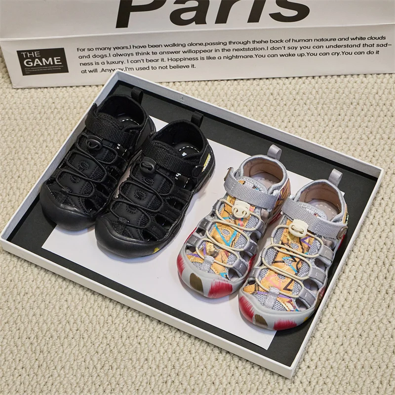 Non Slip Kids Sports Sandals Summer Beach Shoes