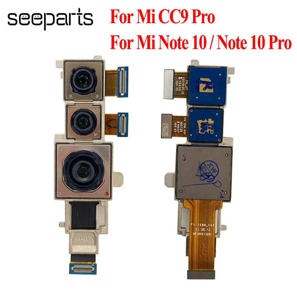 

For Xiaomi Mi CC9 Pro Rear Main Camera Flex Cable Mi Note 10 Pro Rear Camera Replacement Parts Note 10 Back Camera