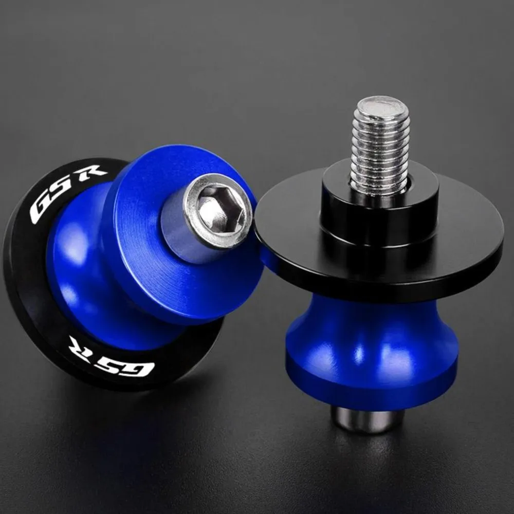 

For SUZUKI GSR400 GSR600 GSR750 2004-2016 8MM Motorcycle Accessories CNC Aluminum Swingarm Spools Slider Rear Stand Screws