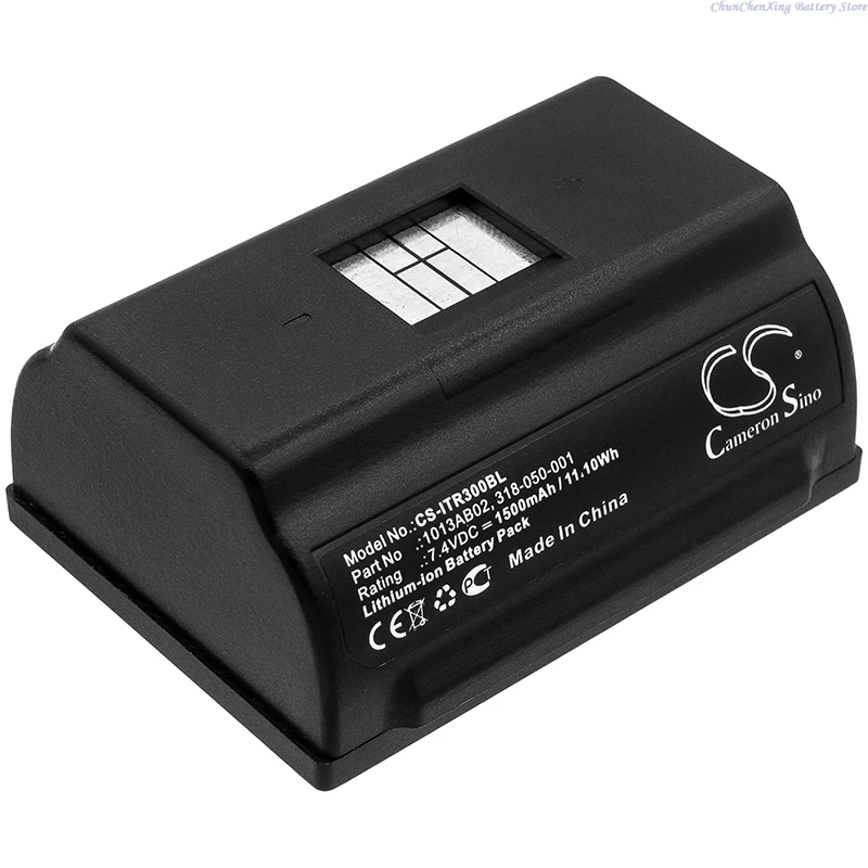 Batteria per stampante portatile da 7,4 V 1500 mAh 318-050-001 1013AB02 per Intermec PR2 PR3, solo per codice articolo 1013AB02 - immagine 2