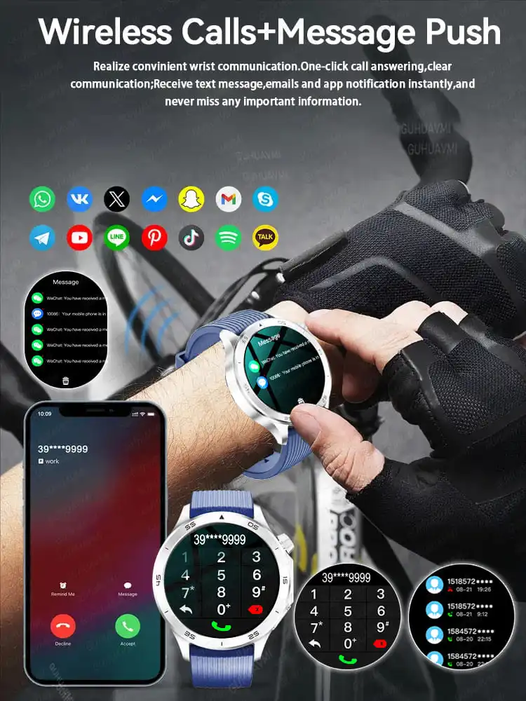 2025Original para OPPO WATCH X2 GPS posición Smartwatches hombres