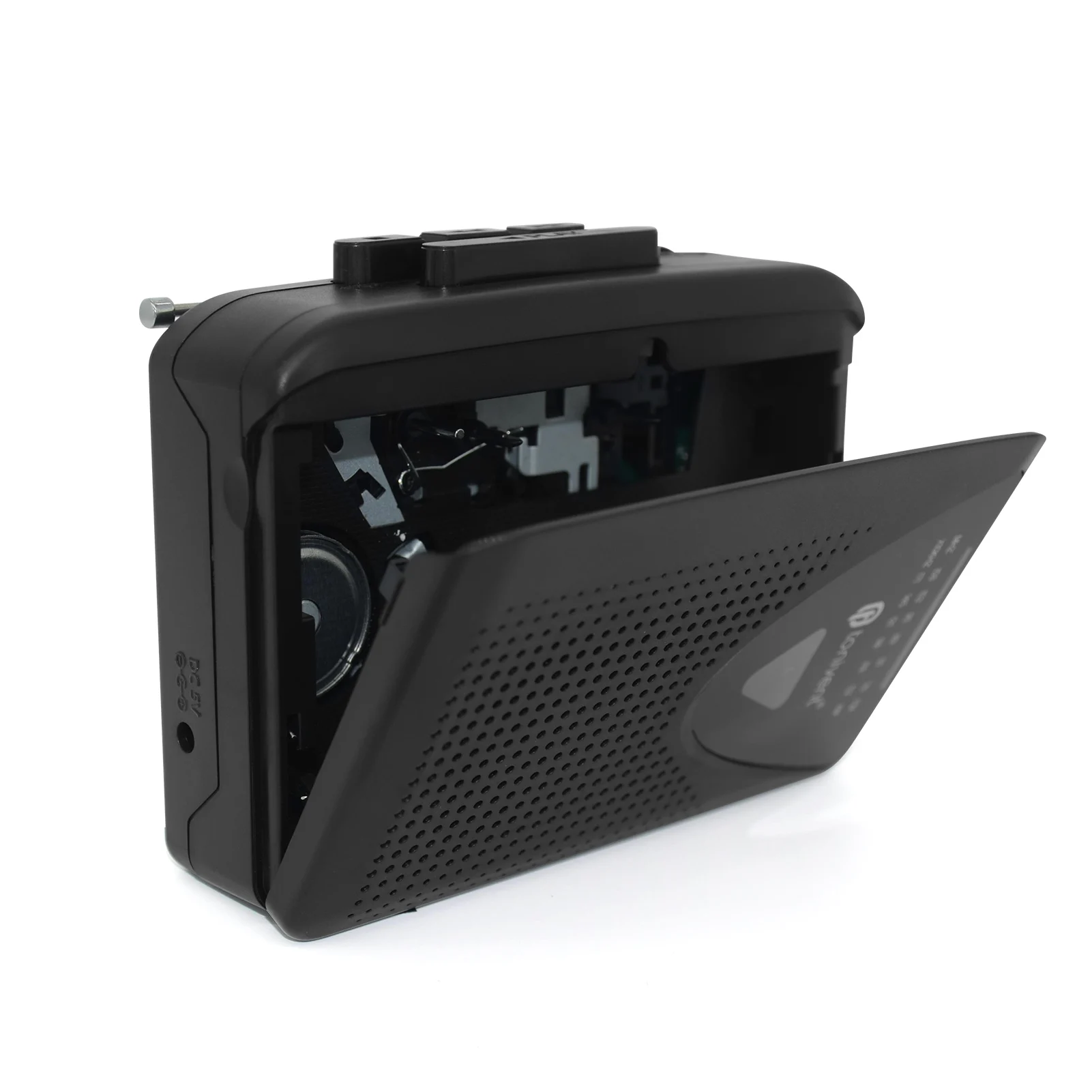 Cassette Player USB Cassette Capture Radio Player Portable USB Cassette Tape to MP3 Converter Capture Audio Music Player Recorder AM/ FM Radio