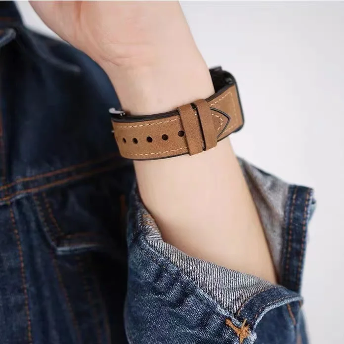 Silicone+Leather Strap For Apple watch band Ultra 8 7 45mm 41mm Sports Bracelet Wristband iWatch 6 5 4 3 SE 44mm 40mm 42mm Belt