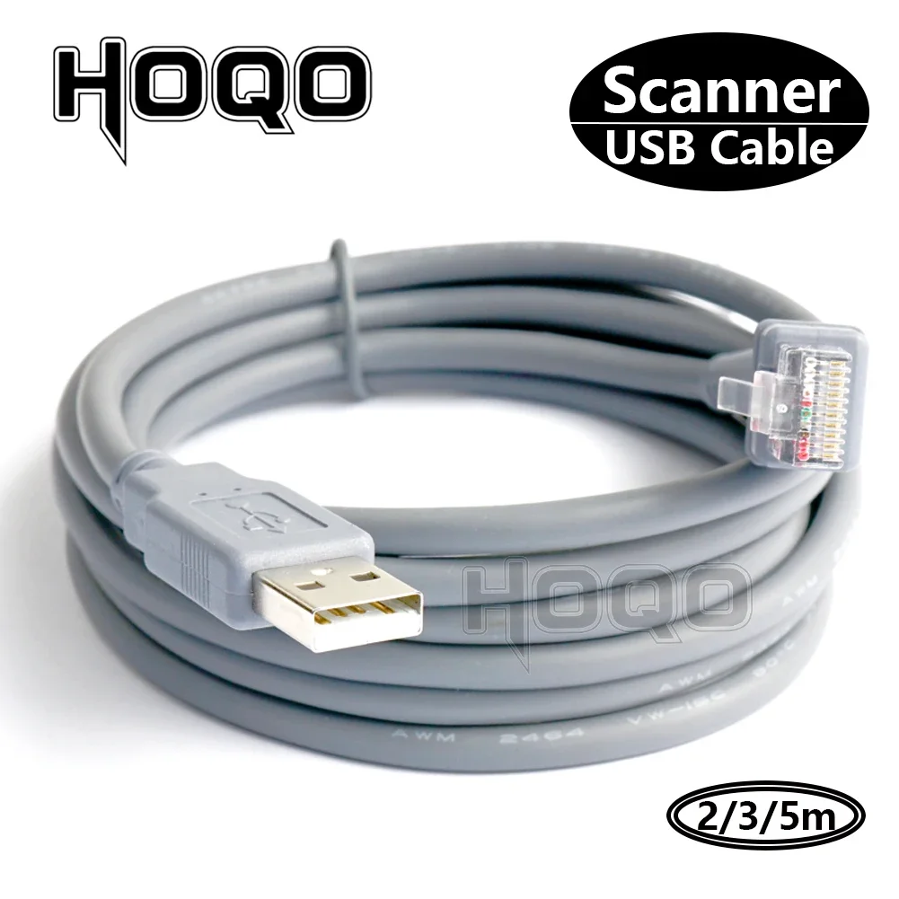2M Symbol Barcode Scanner USB Cable LS1203 LS2208 LS4208