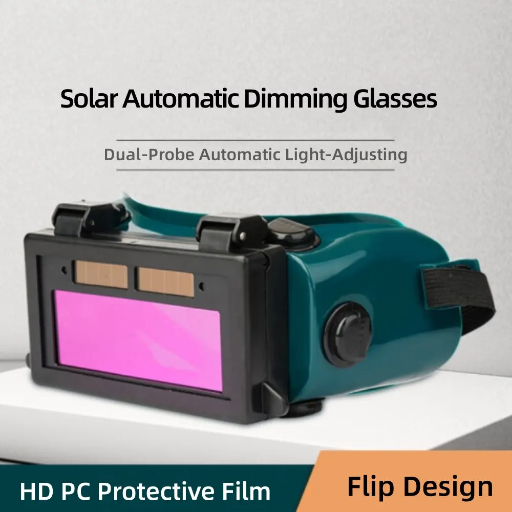 Flip Welding Glasses Solar Automatic Dimming Welding And Cutting Goggles For Gas Cutting And Brazing welding glasses