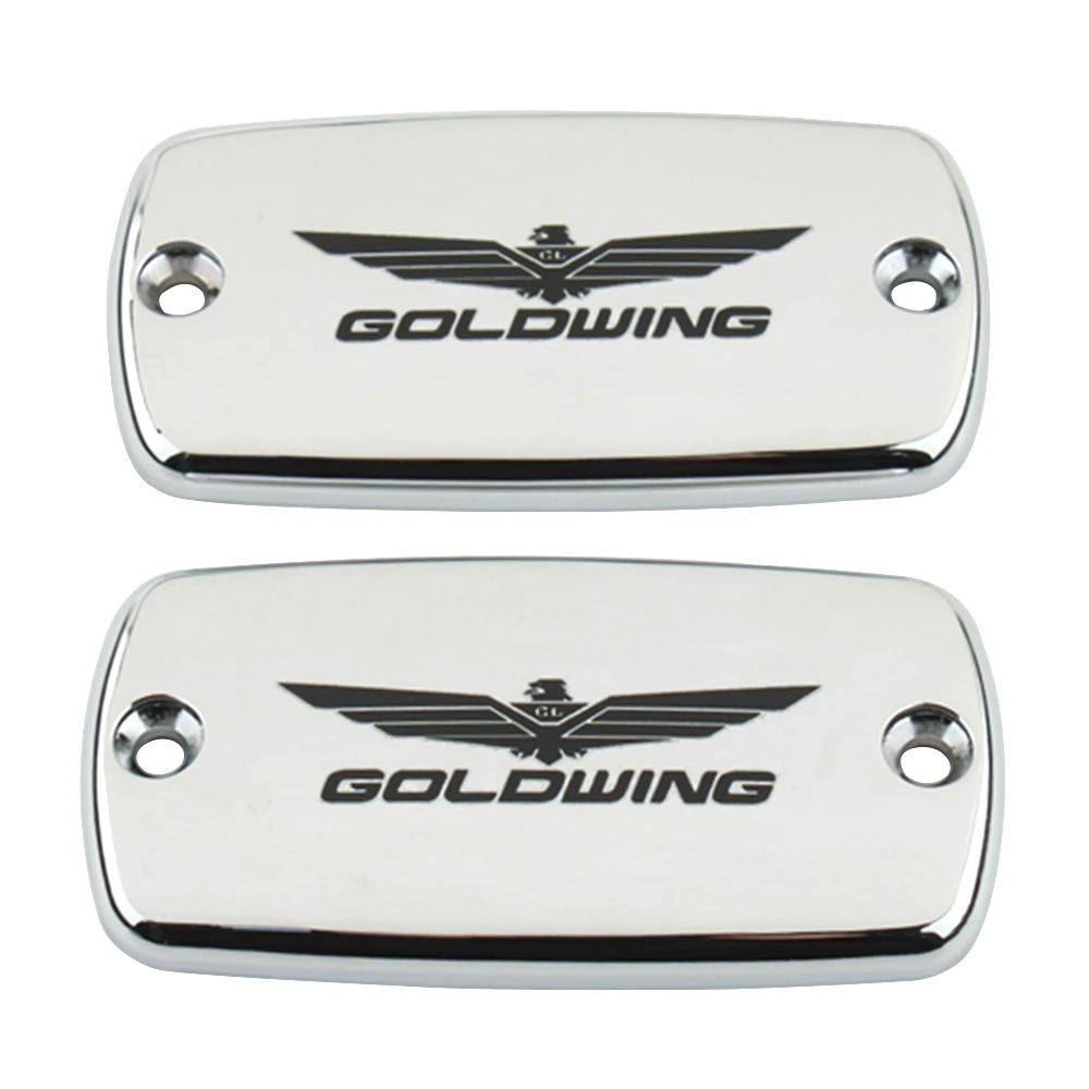 

Для Honda Gold Wing GoldWing GL 1500 1800 Хромированные крышки для жидкости, передний тормоз, крышка тормозного масла
