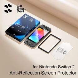 Premium Anti - Reflection Tempered Glass Screen Protector - Full Coverage for Switch OLED & 8 Devices