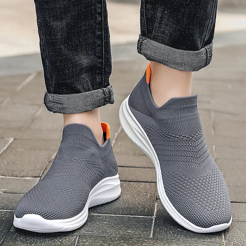 

Удобные прогулочные туфли унисекс, мягкая подошва, легкие повседневные дышащие кроссовки, без застежки, лоферы для мужчин и женщин