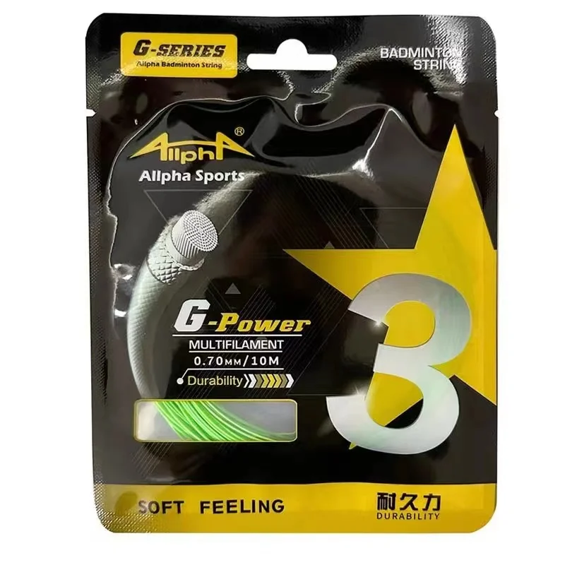 20Pcs Badminton String 0.7mm 28 pounds for Training badminton string