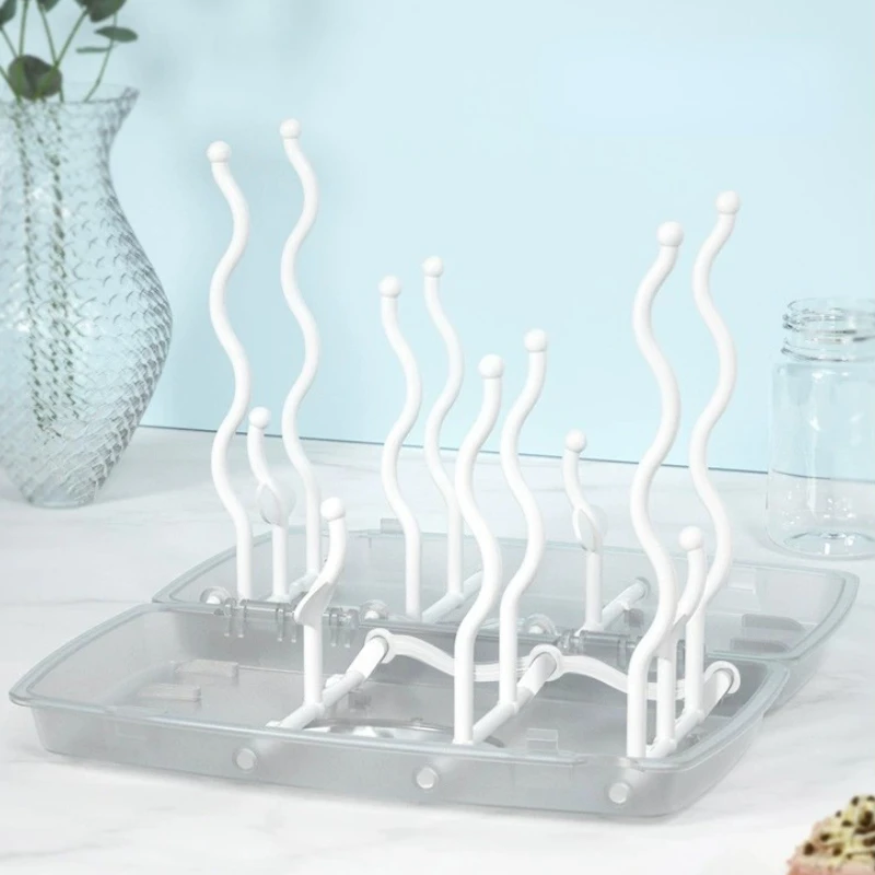Bottle Dry Rack Baby Bottle Drain Drying Racks Baby Cleaning Dryer Drainer Storage Drying Rack