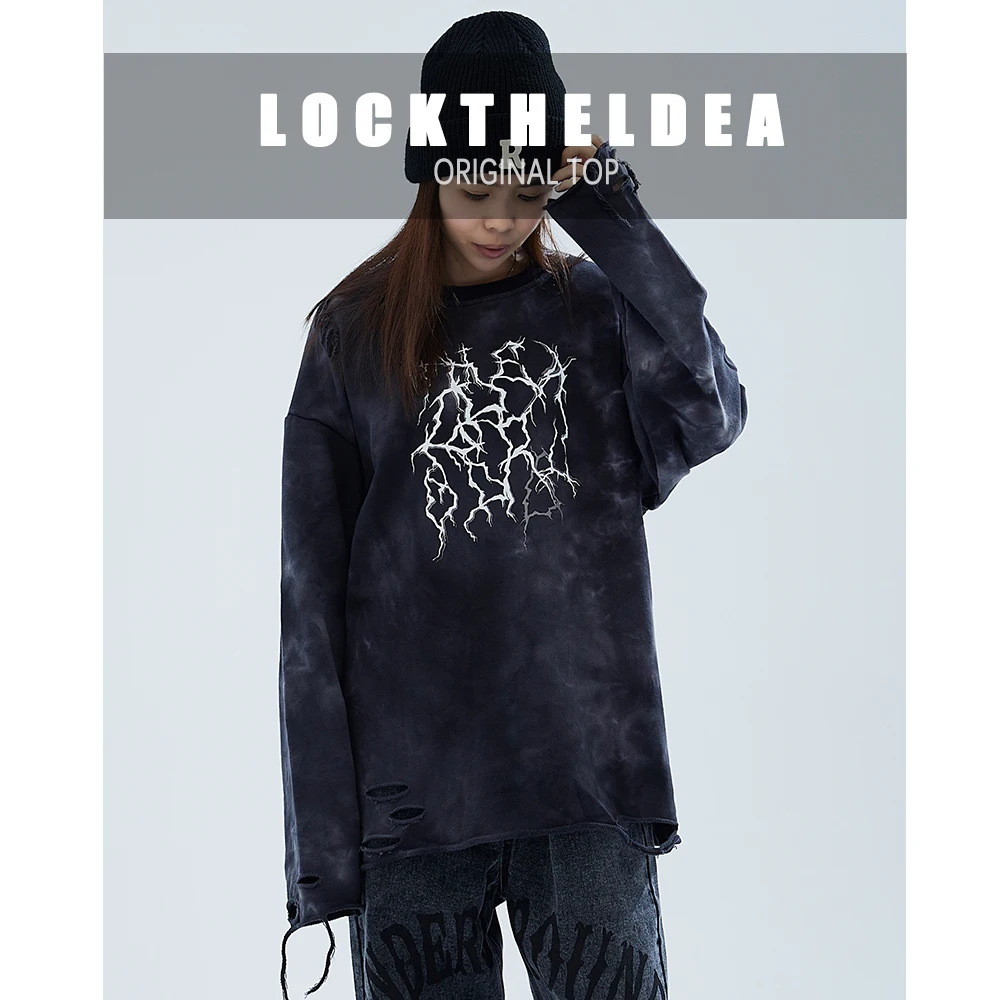 Женский свитер с молнией LockTheIdea в стиле ретро круглым вырезом летняя трендовая