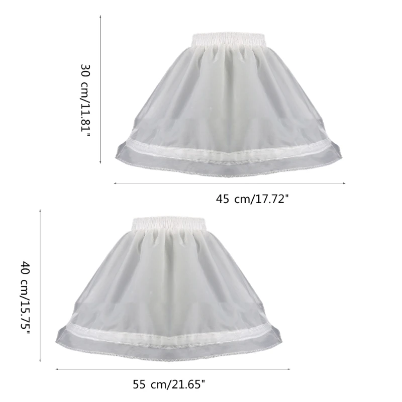 Girl Crinoline Underskirt Little Girl Petticoat Underskirt A-line Petticoat petticoat skirt petticoat underskirt wedding underskirt lolita petticoat flower girl underskirt wedding petticoat vintage underskirt