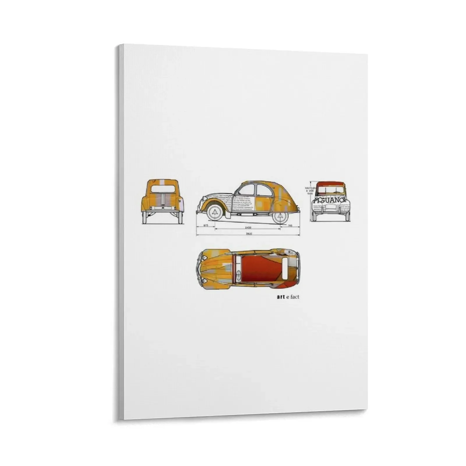 

2CV Canvas Painting nordic home decor Paintings Decoration home