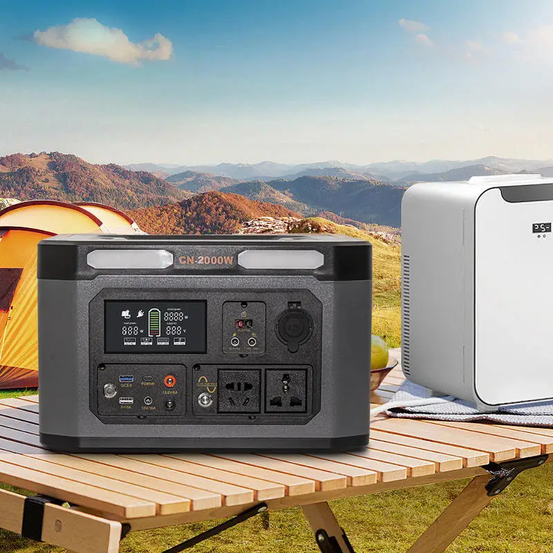 

Fashion 2000W Portable Power Station Solar Generator 110V-240V AC Energy Storage Supply Outdoor Camping Campervan Drone RV