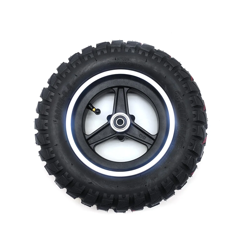 High Quality 90/65-6.5 Tubeless Wheel Tyre 11 Inch Vacuum Tire with Alloy Hub/rim for Electric Scooter Accessories