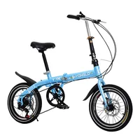 16 20 pouces 7 vitesses cadre en acier au carbone vélo hommes ou femmes léger pliable Cycle un Velo adulte ville pliant vélo vélo 5