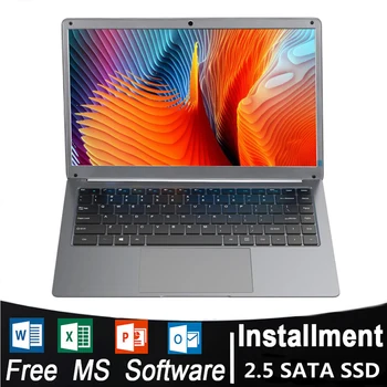 Cheap Students Laptop 13.3 Inch Notebook Windows 10  6GB LP DDR3 128GB 256GB SSD Card Intel N3350 Mini Games Laptop 1