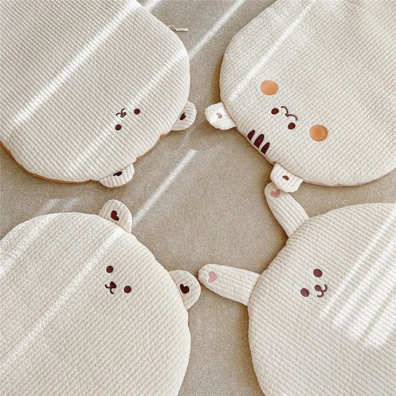 Portable Baby Mattress Crib Kids Napping Cushion Folding Thick Mattress Kindergarten Air Conditioner Quilt Newborn Crawl Mat Pad