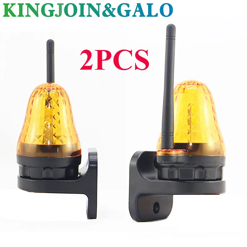 Emergency Warning Lamp Warning Beacon Light Warning Light Security Flashing Light Universal 12V-265V Outdoor LED Signal Alarm Light For Gate Opener