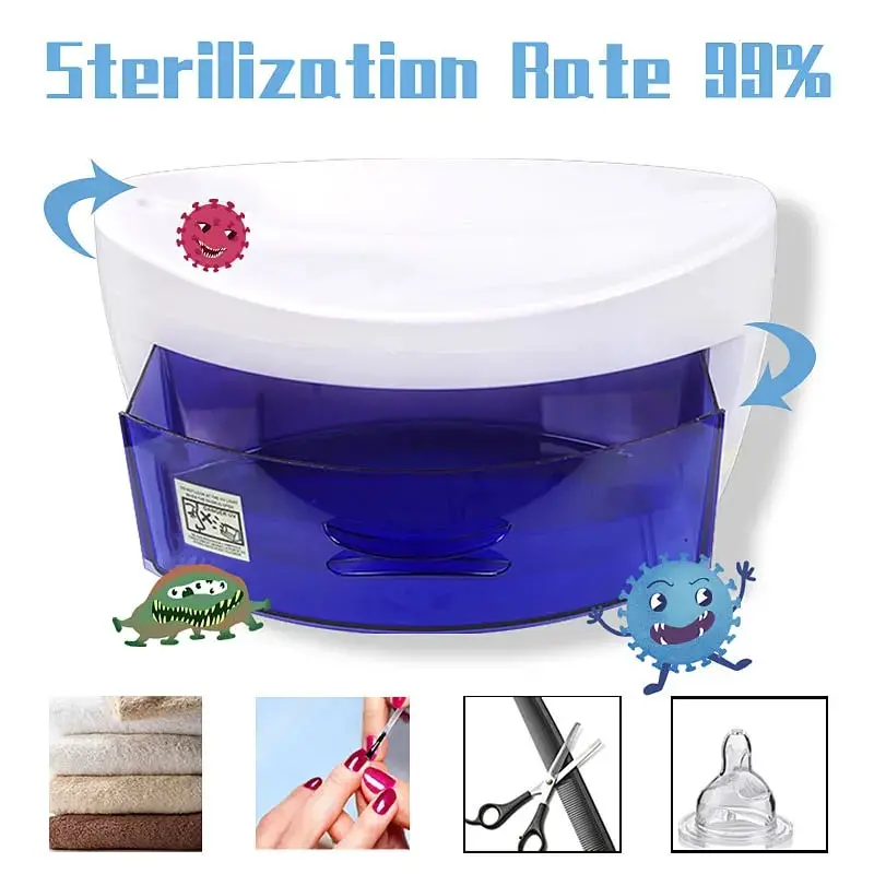 UV Sterilizer for Instruments Disinfection Nail Tool UV Disinfection Steriliser Cabinet Drawer Beauty Portable Disinfector manicure tool disinfection box electric disinfection box nail tool sterilizer