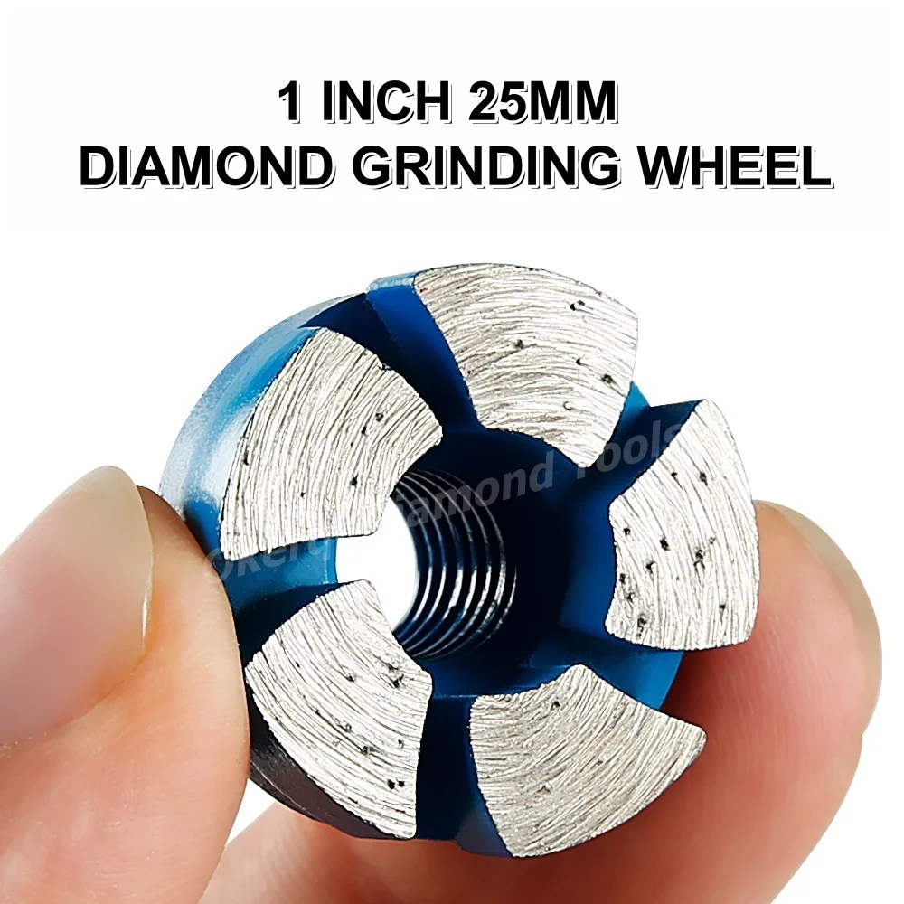1 Zoll 25MM Kleine Diamant-Schleifscheibe in Schalenform für Beton, Mauerwerk, Granit, Marmor, Stein, Winkelschleifer-Spezialwerkzeug
