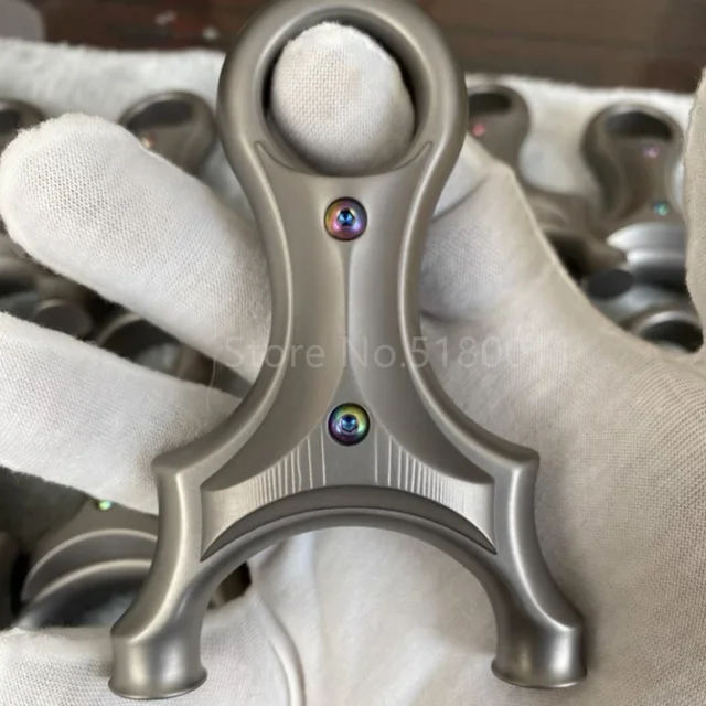 High Quality Titanium Alloy Slingshot Quick Installation Rubber Band Outdoor Bird Hunting Strong Rubber Band Shooting Tool