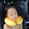 Children Neck Pillow Contrast Color Splicing Travel Sleeping U-shaped Pillows Comfortable Baby's Car Safety Seat Pillow 4