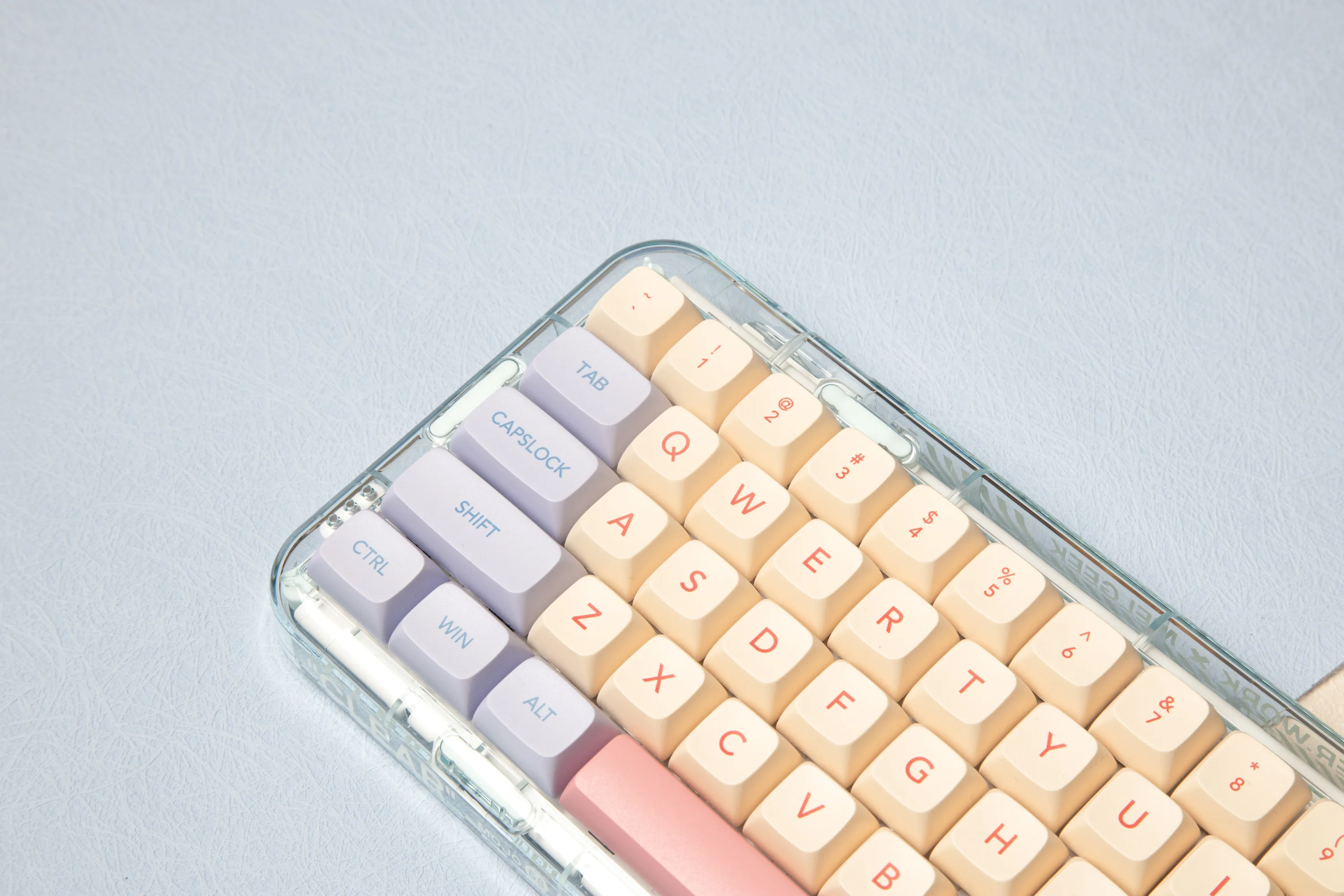 desktop computer keyboard 132 Keys XDA Keycaps PBT Dye Sublimation Keycaps Pink Marshmallow Theme For Mechanical Keyboard GMMK Pro TM680 89 XDA Keycap portable computer keyboard