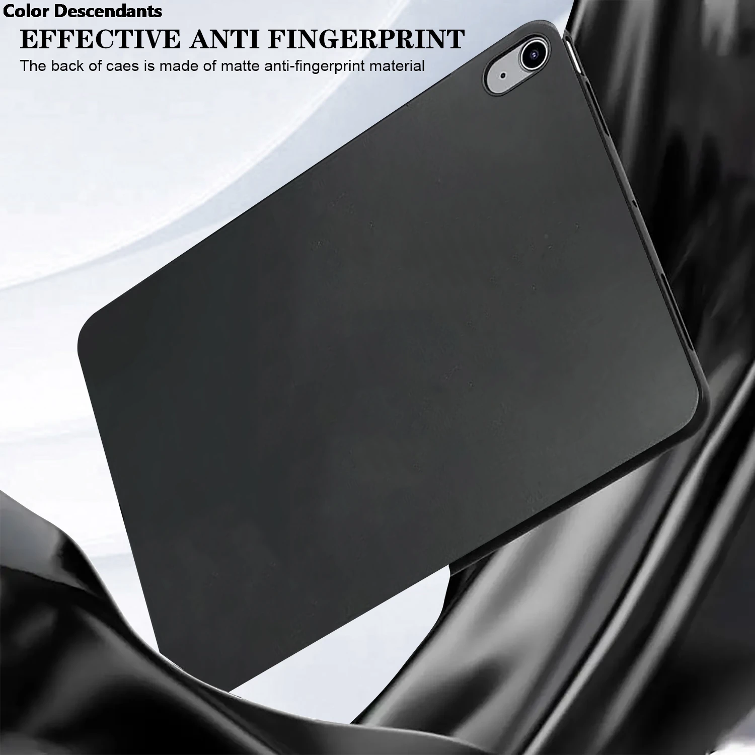 Shockproof Silicone Tablet Case - Black TPU Protective Cover