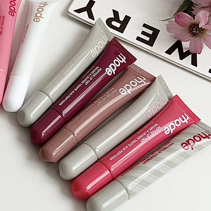 Fashion Multiple Colors Vanilla Ribbon Salted Caramel Moisturizing Lip Glaze Essence Gel Oil Lipstick Long Lasting Makeup Girl