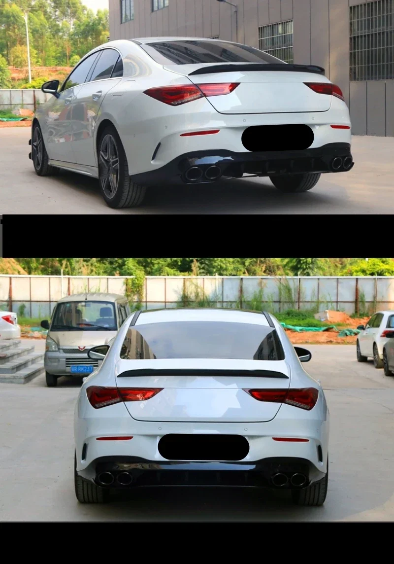 Body Kit Front Rear Bumper Side skirt Grill Assembly for Mercedes-Benz CLA35 260 200 w118 Modified CLA45S AMG Kit Car Accessies 25 - Racext Body Kit Front Rear Bumper Side skirt Grill Assembly for Mercedes-Benz CLA35 260 200 w118 Modified CLA45S AMG Kit Car Accessies - - Racext 24