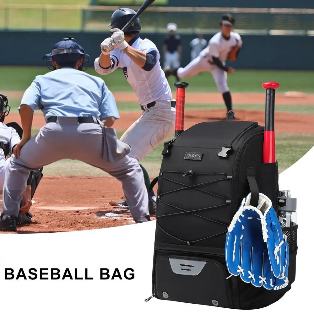 Description Picture 4 of itemBat Bags Baseball Baseball & Softball Equipment Bag Lightweight Waterproof Equipment Bag For Youth And Adults T-Ball Softball
