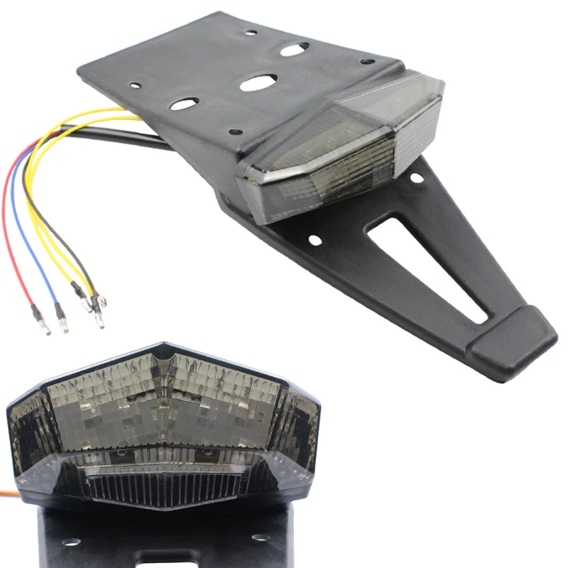 

Motorcycle Off-road Light Riding Straddle Modified Rear Fender Deflector Anti-collision LED Brake Lights General Accessory Light