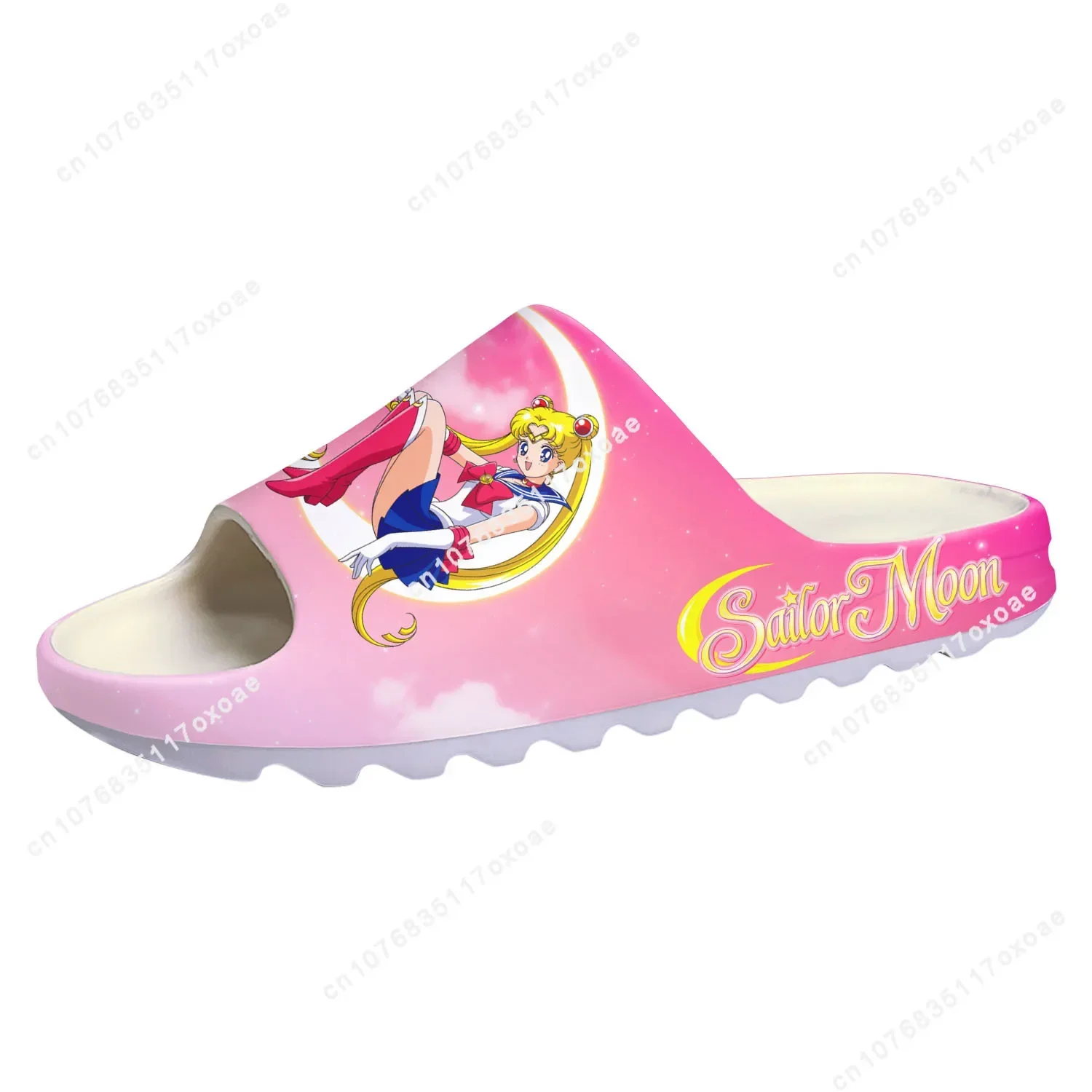 Anime M-Moons Manga Cartoon S-Sailors Sllipers Home Clogs Customized Step On Water Shoes Mens Womens Teenager Step in Sandals